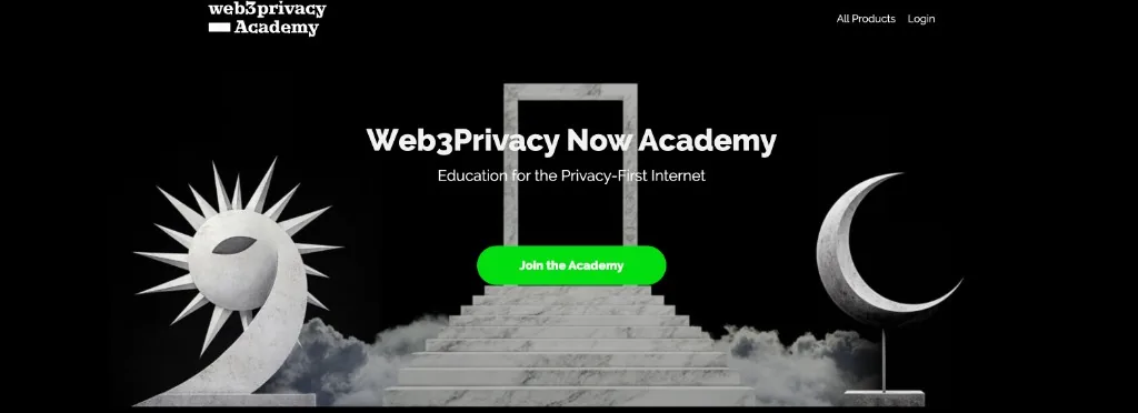 Web3Privacy Academy homepage